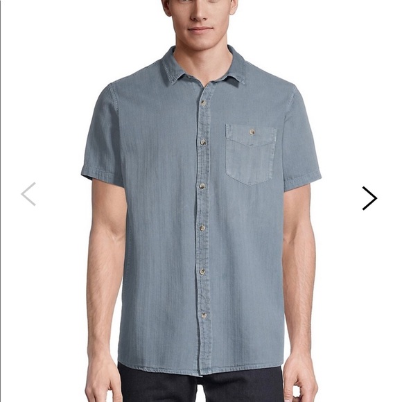 Brand new slim fit cotton button down shirt sleeve shirt - Picture 2 of 4